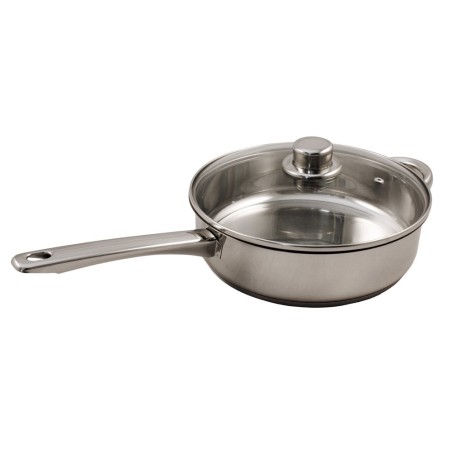 Sauteuse avec couvercle saphir en metal 24 cm 