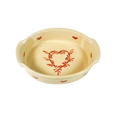 Plat ovale 1 nat coeur rge 