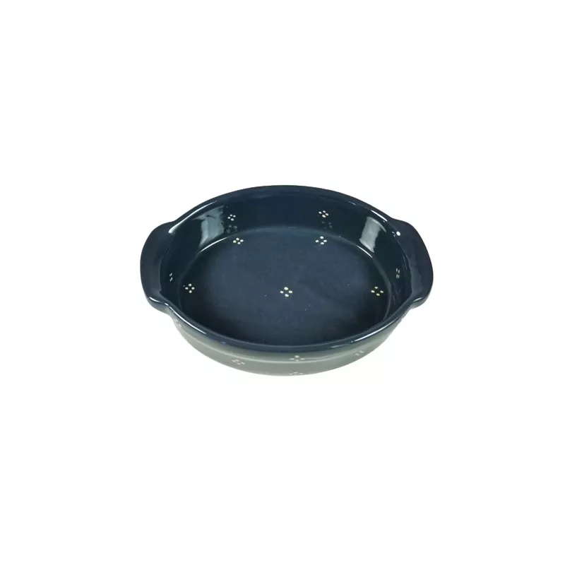 Plat ovale 3 bleu 4p 