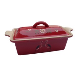 Terrine à pâté de 23 rouge cigogne 