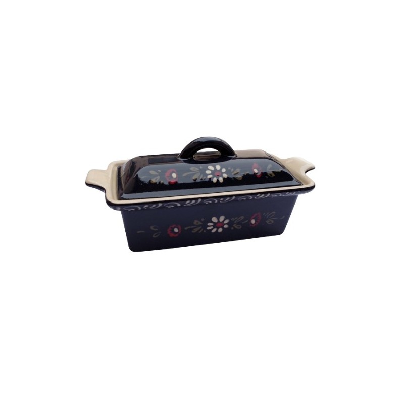 Terrine à pâté de 30 bleu margerite 