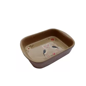 Plat lasagne 1 taupe cigogne 