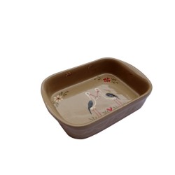 Plat lasagne 1 taupe cigogne 