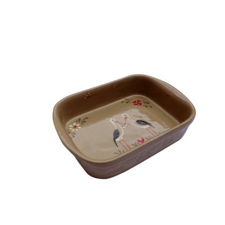 Plat lasagne 1 taupe cigogne 