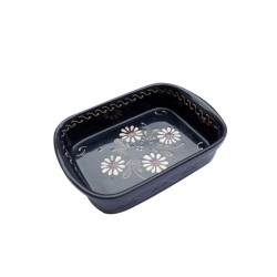 Plat lasagne 1 bleu margerite 