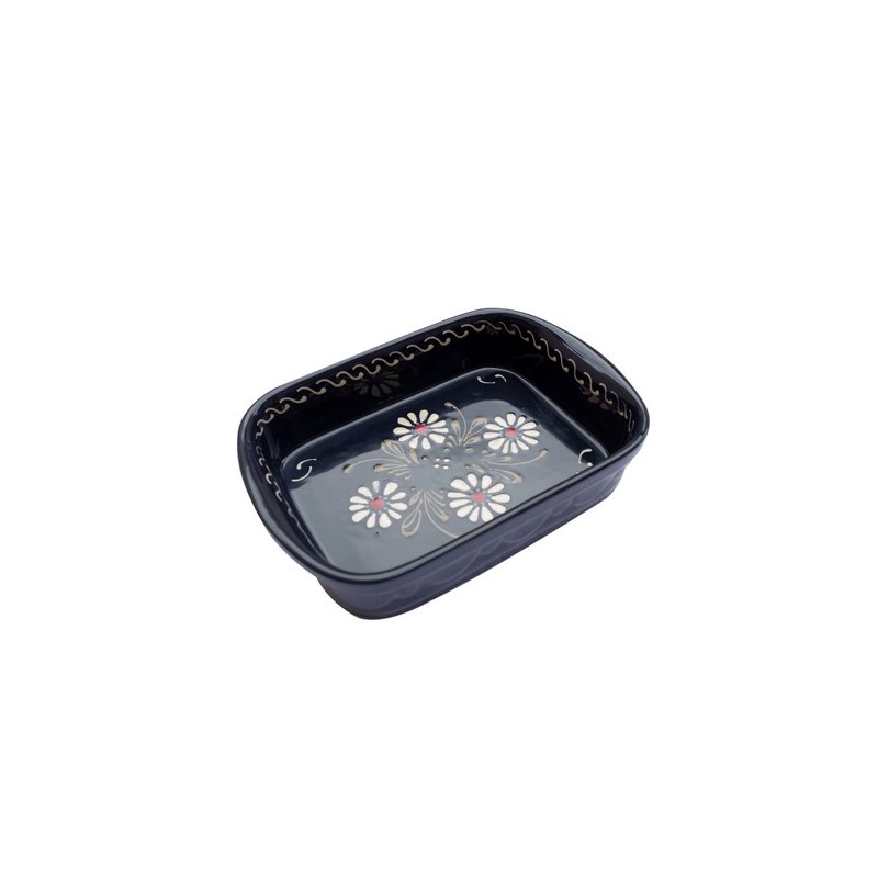 Plat lasagne 1 bleu margerite 