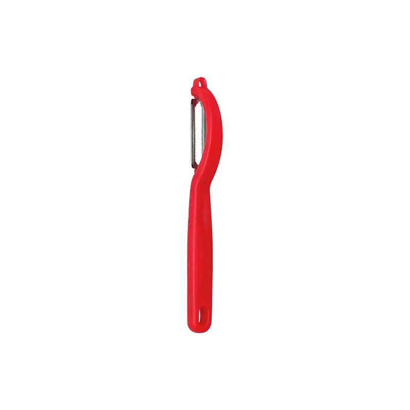 Eplucheur pivotant crantee rouge 