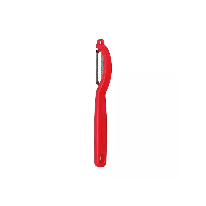 Eplucheur pivotant crantee rouge 