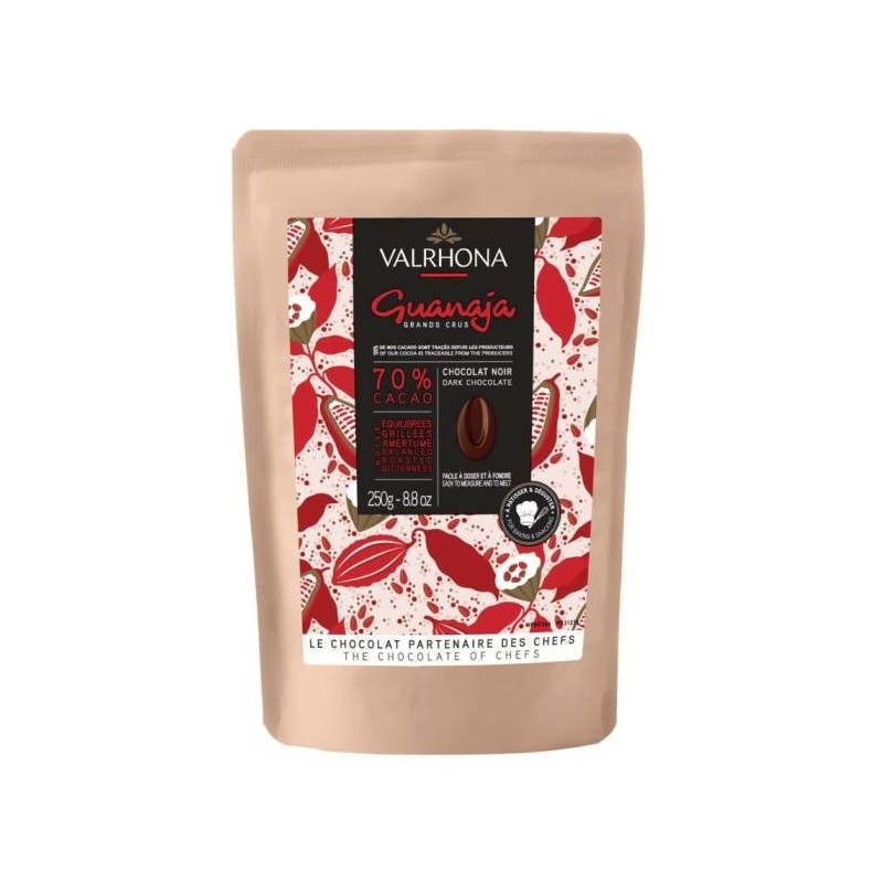 Chocolat Guanaja 70% Callets Contenance:0.25 Kg