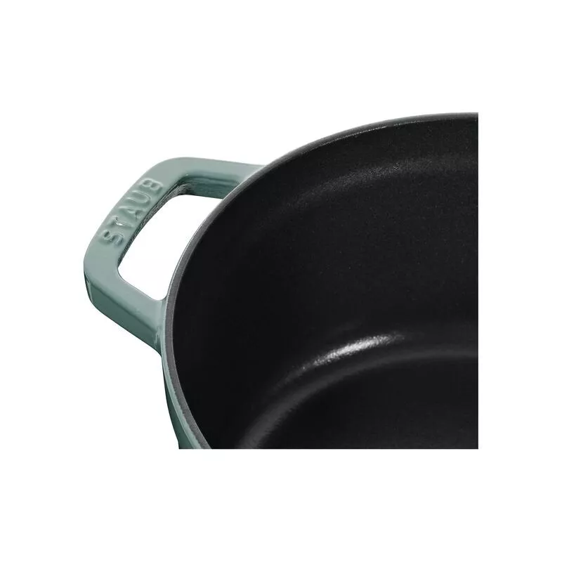 Cocotte en fonte ronde 28 cm – Eucalyptus 