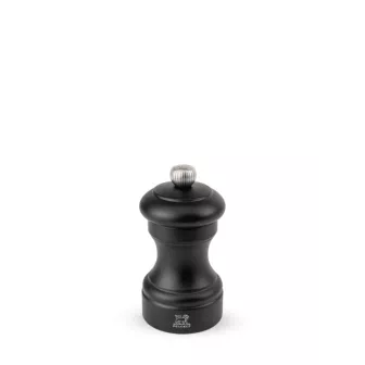 Moulin à poivre manuel en bois couleur noir mat 10 cm 
