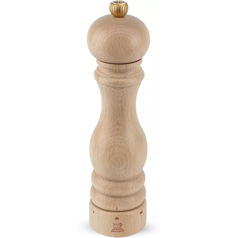 Moulin à sel manuel u'Select en bois couleur naturel 22 cm 
