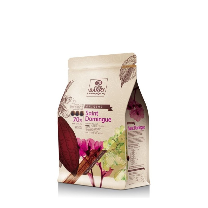 Saint domingue(noir,cacao 70%) 2.5kg 