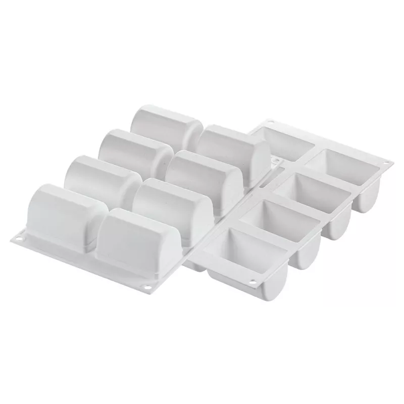 Moule en Silicone - 8 Bûchettes 