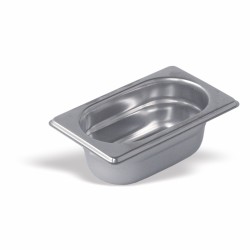 Bac Gastro en Inox 1/9 - Hauteur 6,5 cm 
