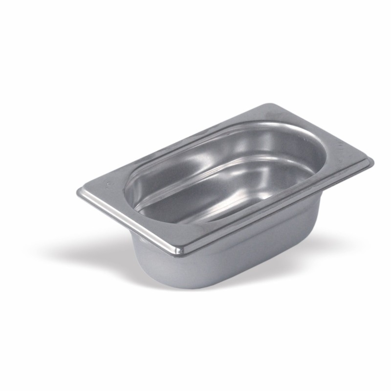 Bac Gastro en Inox 1/9 - Hauteur 6,5 cm 