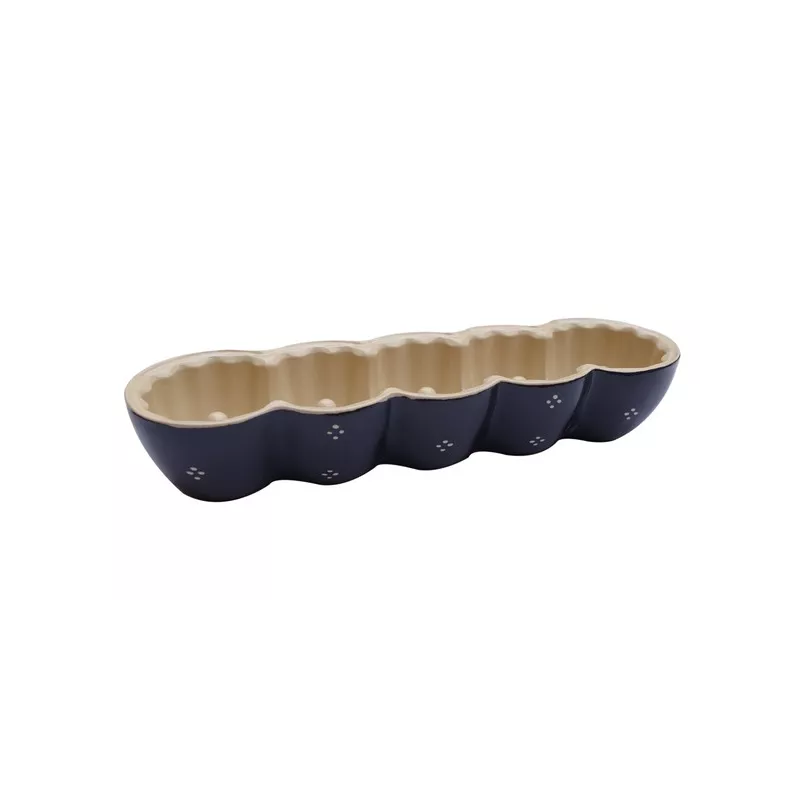 Moule Maxi Kouglof - Bleu 4 Points - 32 x 9 cm  
