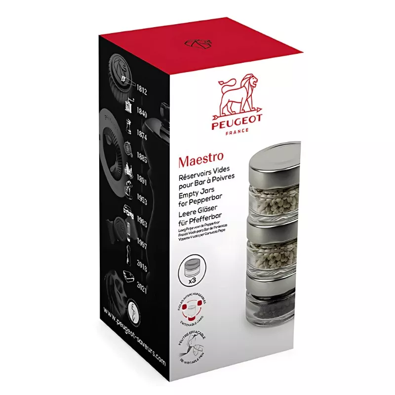 Réservoirs en Verre pour Moulin Maestro 