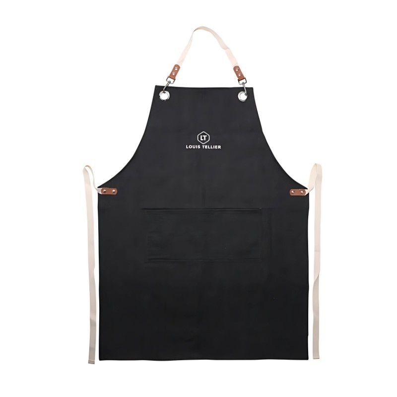 Pack Four à bois Marcel Vert + Pelle à pizza perforée + Tablier denim – Louis Tellier 