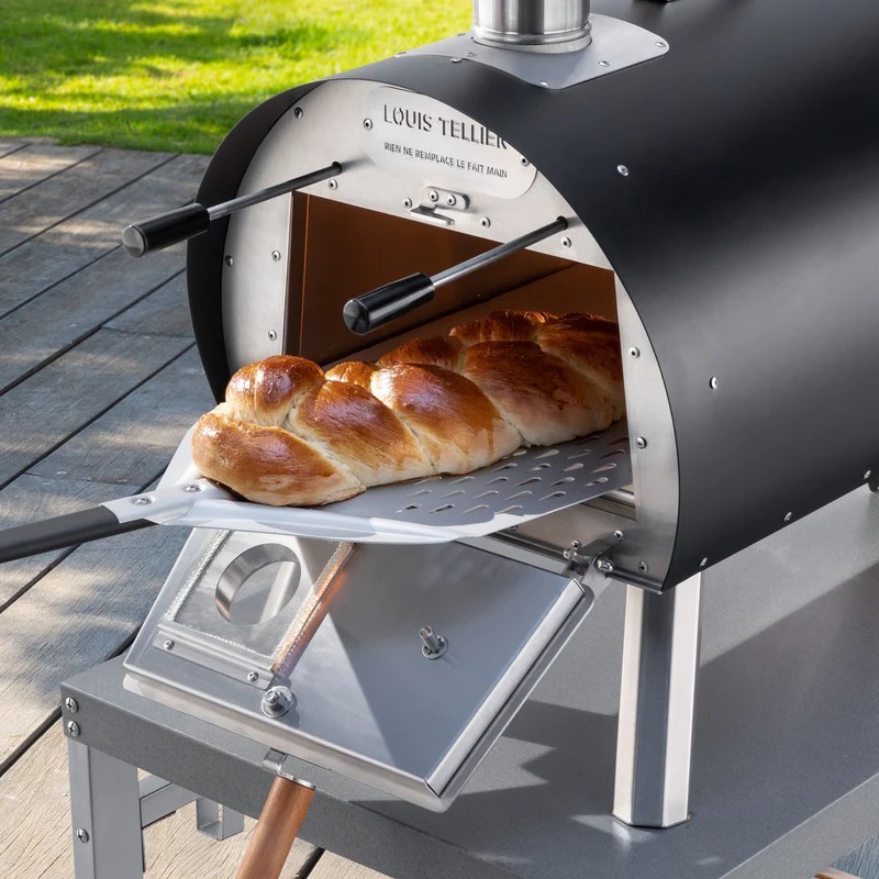Four à bois d’extérieur MARCEL Louis Tellier Noir Basalt – Four à pizza transportable 