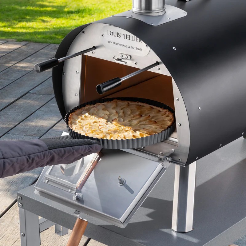 Four à bois d’extérieur MARCEL Louis Tellier Noir Basalt – Four à pizza transportable 