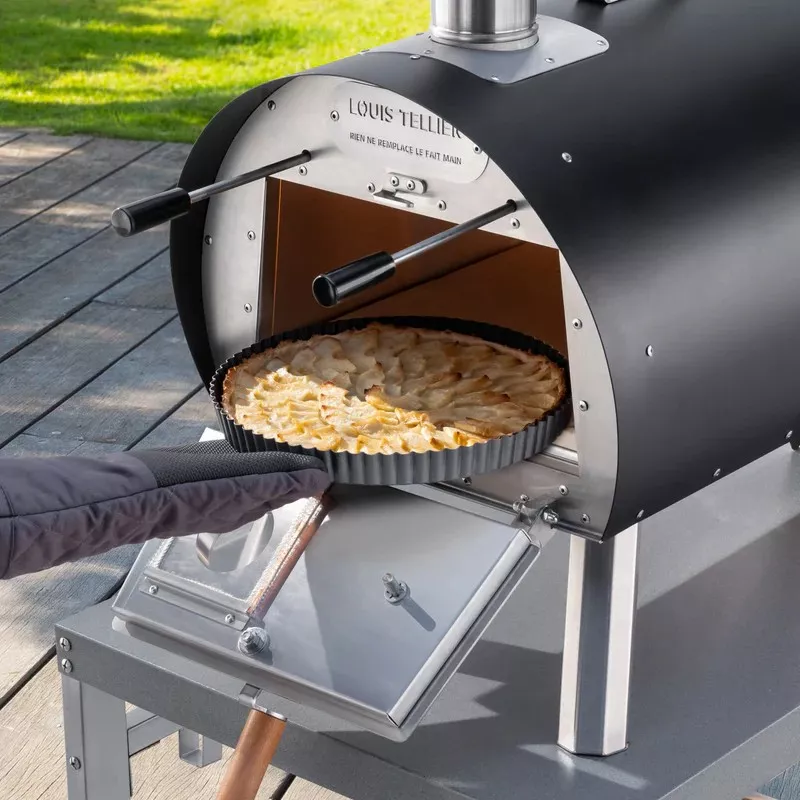 Four à bois d’extérieur MARCEL Louis Tellier Noir Basalt – Four à pizza transportable 