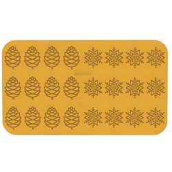 Moules Flexi en silicone - 24 décors hiver 