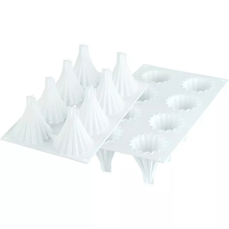 Moule en silicone - 8 astros Sapin 