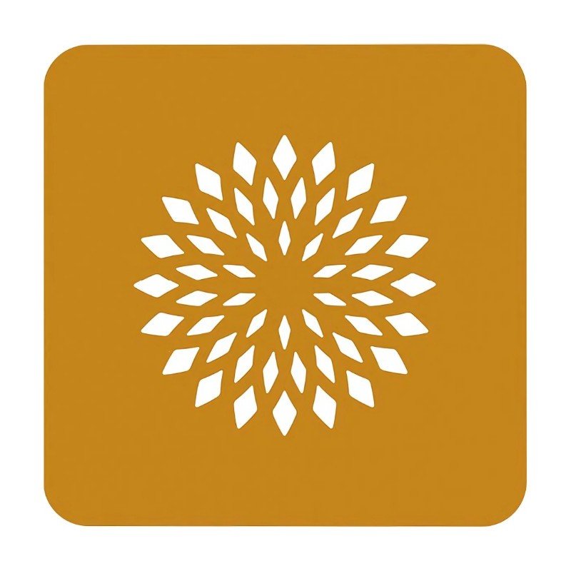 2 Pochoirs Fleur de lotus 