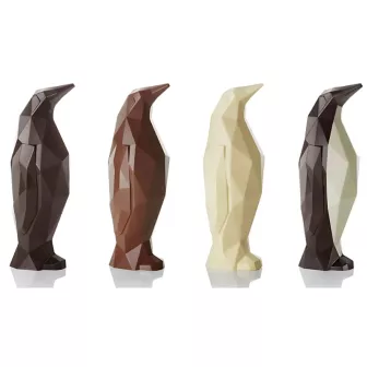 Moule à Chocolat - Pingouin Origami - 18 cm 