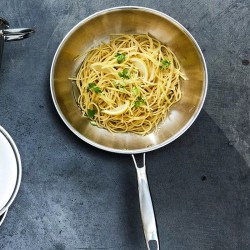 Poêle wok en inox Tripli Pro - 30 cm 