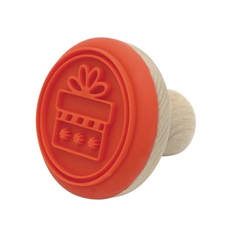 Tampon à Biscuits de Noël - 4 Décors 