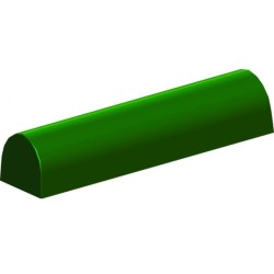 Gouttière à bûche en plastique - 25 x 6 x 5 cm 