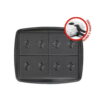 Jeu de plaques gaufrettes antiadhésif Super - 2 gaufres