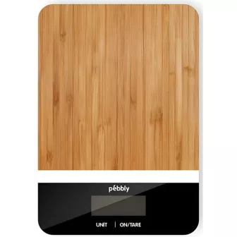 Balance rectangulaire en bambou noir 