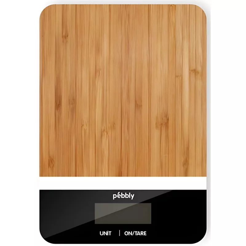 Balance rectangulaire en bambou noir 