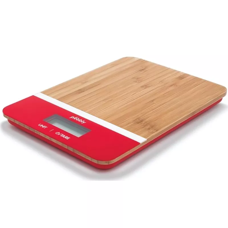 Balance rectangulaire en bambou rouge 
