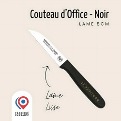 Couteau d’office Expert Affidenté® Noir Nogent*** Taille:8 cm