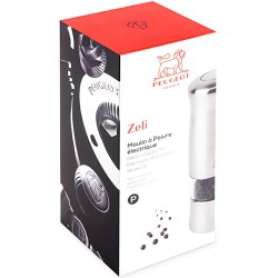 Moulin à Poivre Électrique Zeli - Chrome Mat - 14 cm 