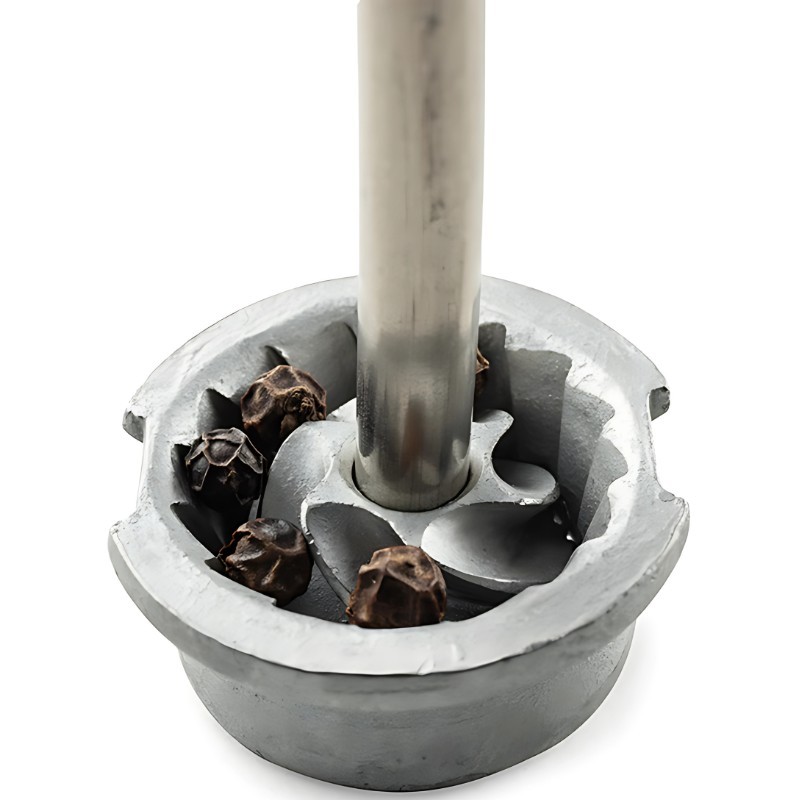 Moulin à Poivre Électrique Zeli - Chrome Mat - 14 cm 