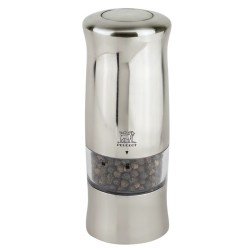 Moulin à Poivre Électrique Zeli - Chrome Mat - 14 cm 