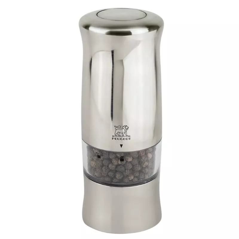 Moulin à Poivre Électrique Zeli - Chrome Mat - 14 cm 