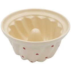 Kougelhof N°8 de 24 cm Nature Coeur Rouge 
