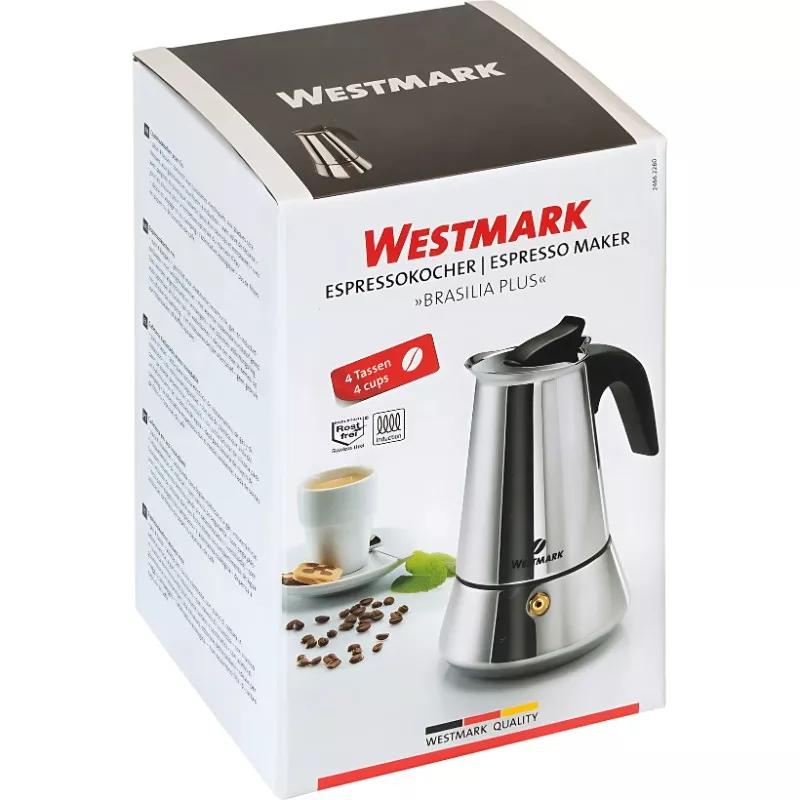 Cafetière Espresso Brasilia Plus - Inox 