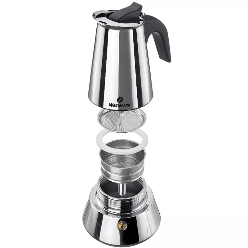 Cafetière Espresso Brasilia Plus - Inox 