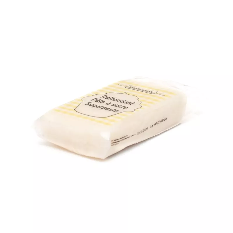 Pâte à sucre blanche neige – 150 g 