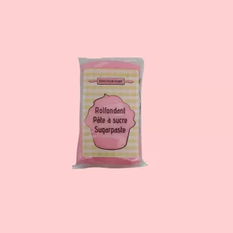 Pâte à sucre rose pastel – 150 g 