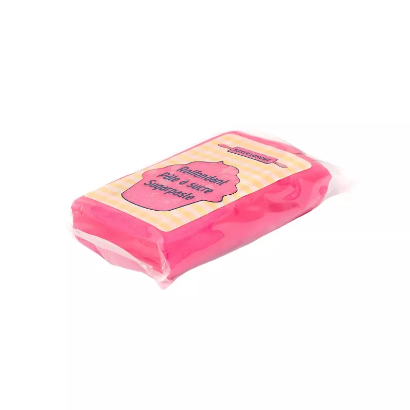 Pâte à sucre fuchsia rose – 150 g 