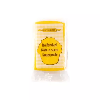 Pâte à sucre jaune – 150 g 