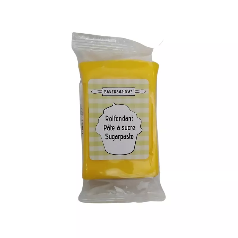 Pâte à sucre jaune – 150 g 